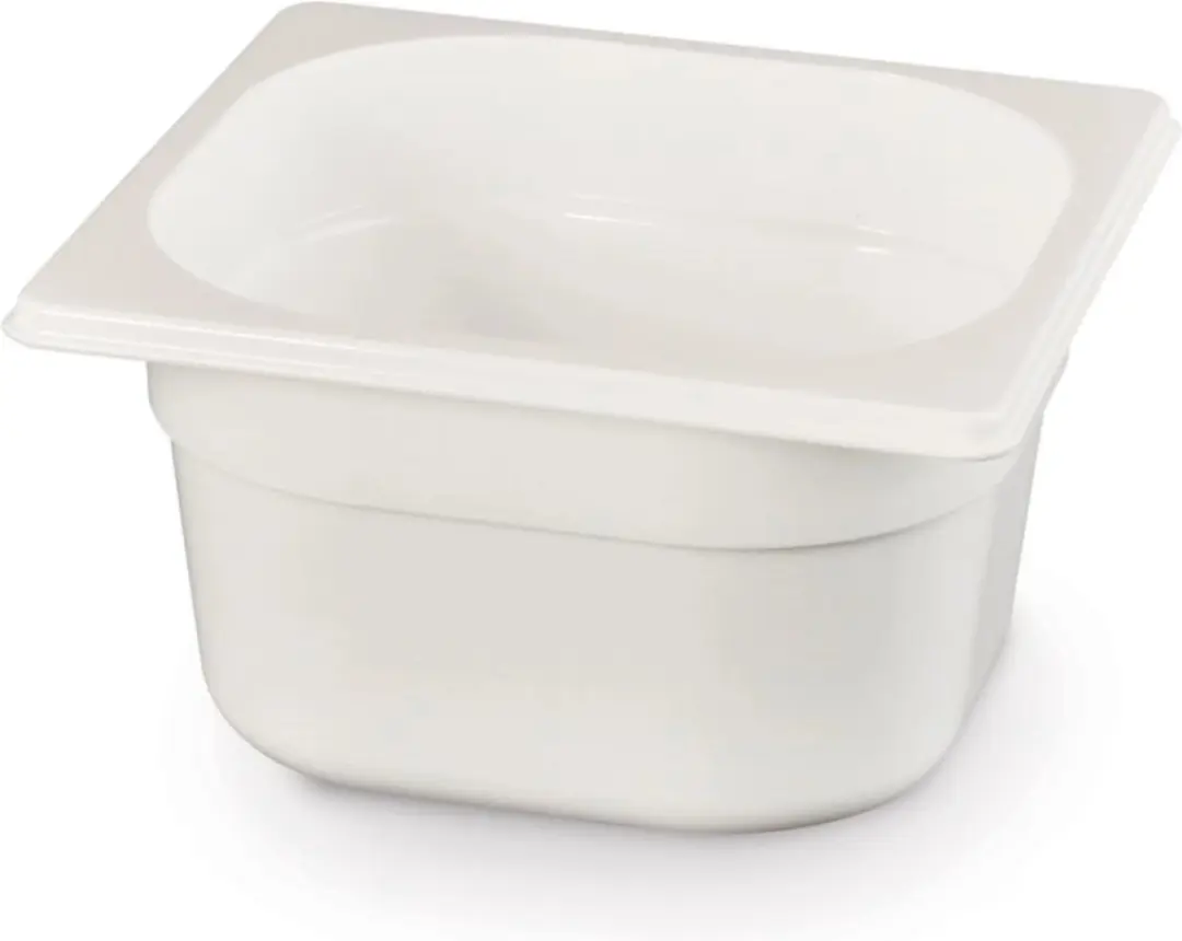 HENDI Gastronormbak 1,6L Wit 176x162x100mm