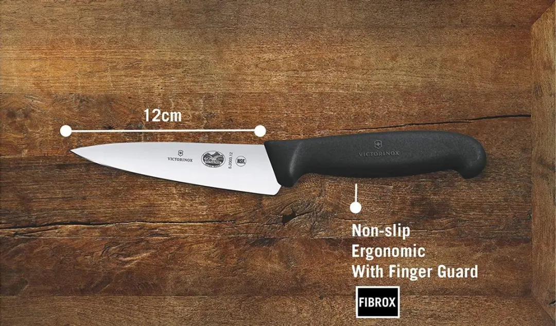 Victorinox Fibrox Koksmes 12.5cm - Blauw