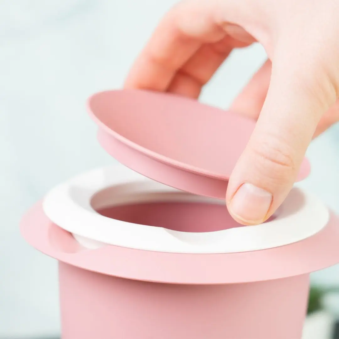 Westmark Beslagkom 1L - wit/roze - 3151227P
