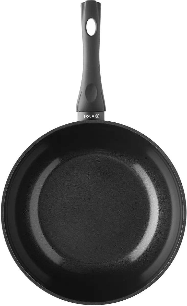 Sola Stonehenge Wokpan Ø28cm - Zwart