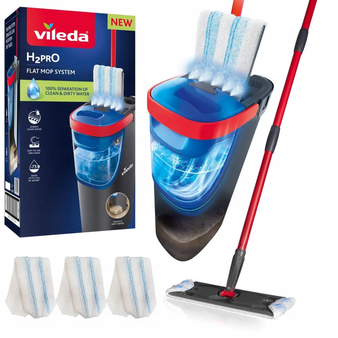Vileda H2Pro Flatmop Systeem