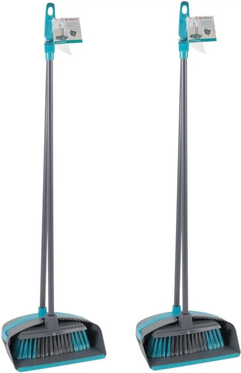 Alpina Stoffer en blik met lange steel 93cm
