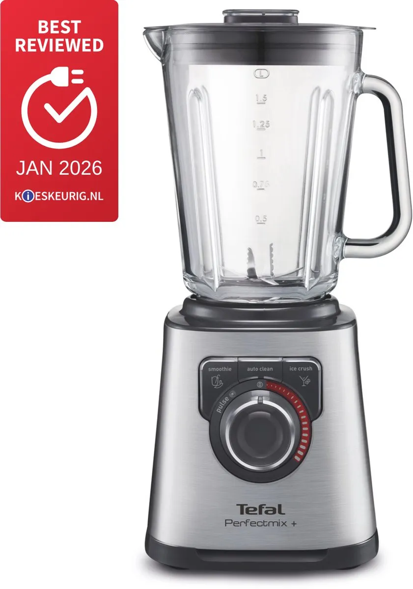 Tefal PerfectMix BL811D Blender 1200W - 1,5L - Grijs
