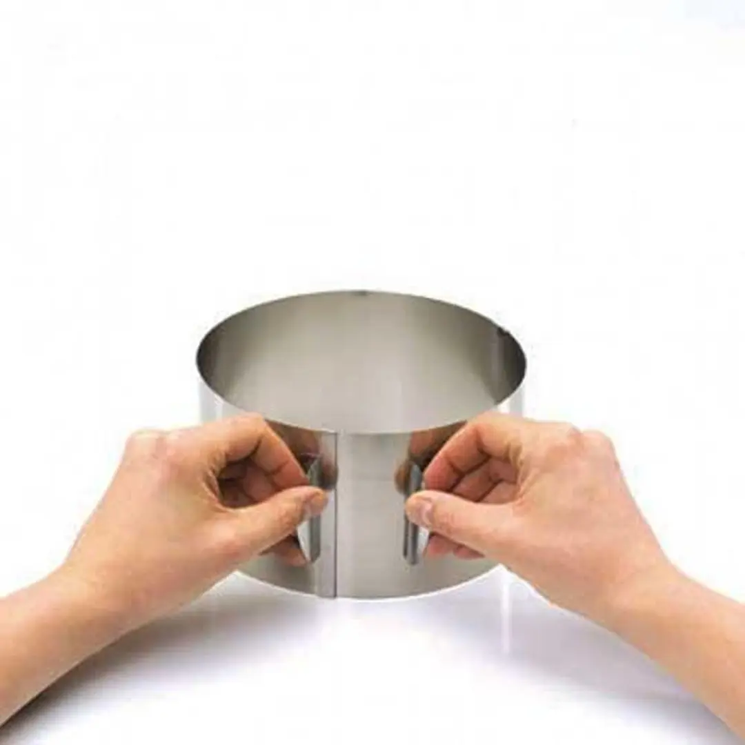 GEFU Tondo Verstelbare Taartring 16,5-32cm - 8,5cm Hoog