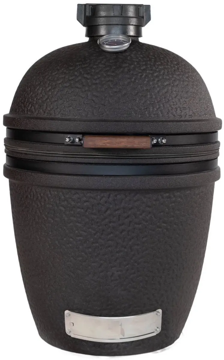 The Bastard Urban Large Solo Kamado BBQ - 49cm - 14 Hamburgers - Zwart
