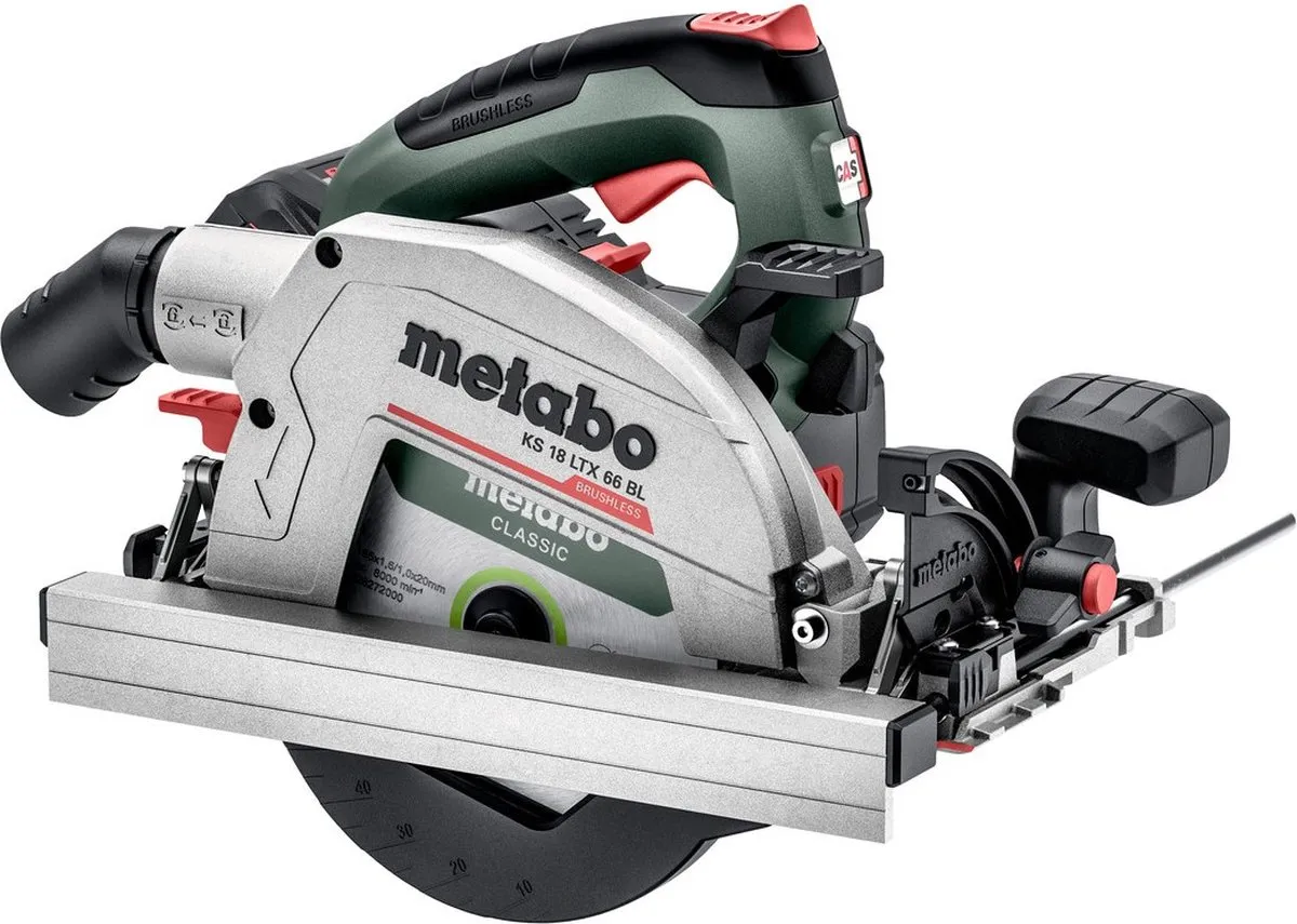 Metabo KS 18 LTX 66 BL Accu-cirkelzaag 165mm