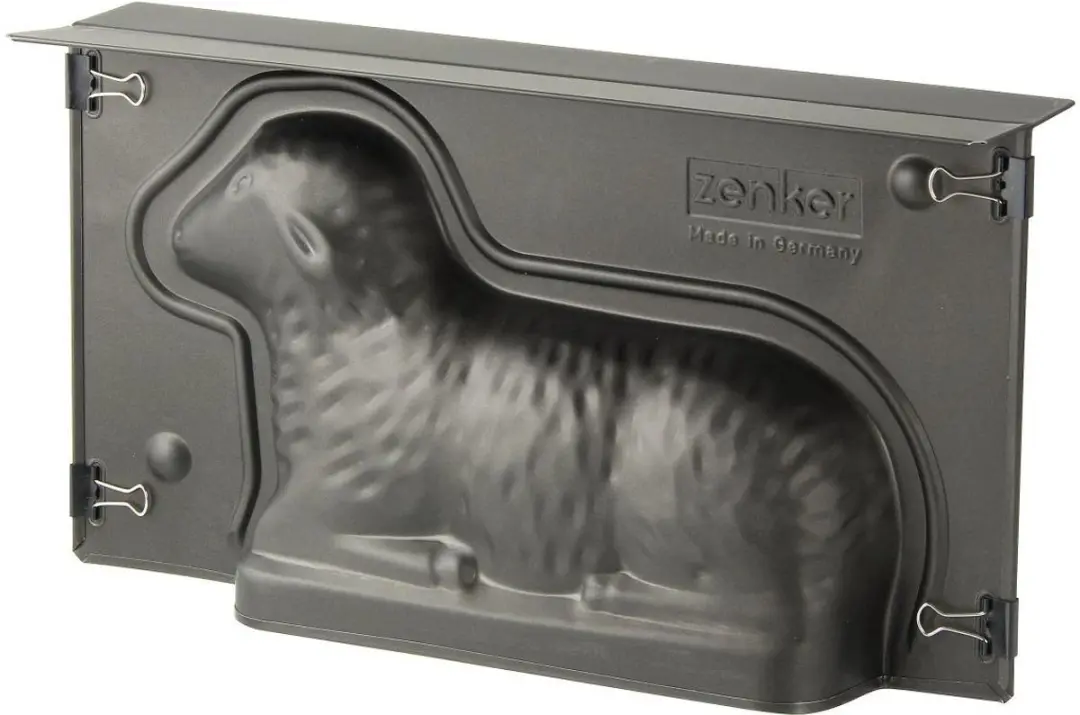 Zenker 3D Paaslam Taartvormen Set - 2x 900ml - Zwart
