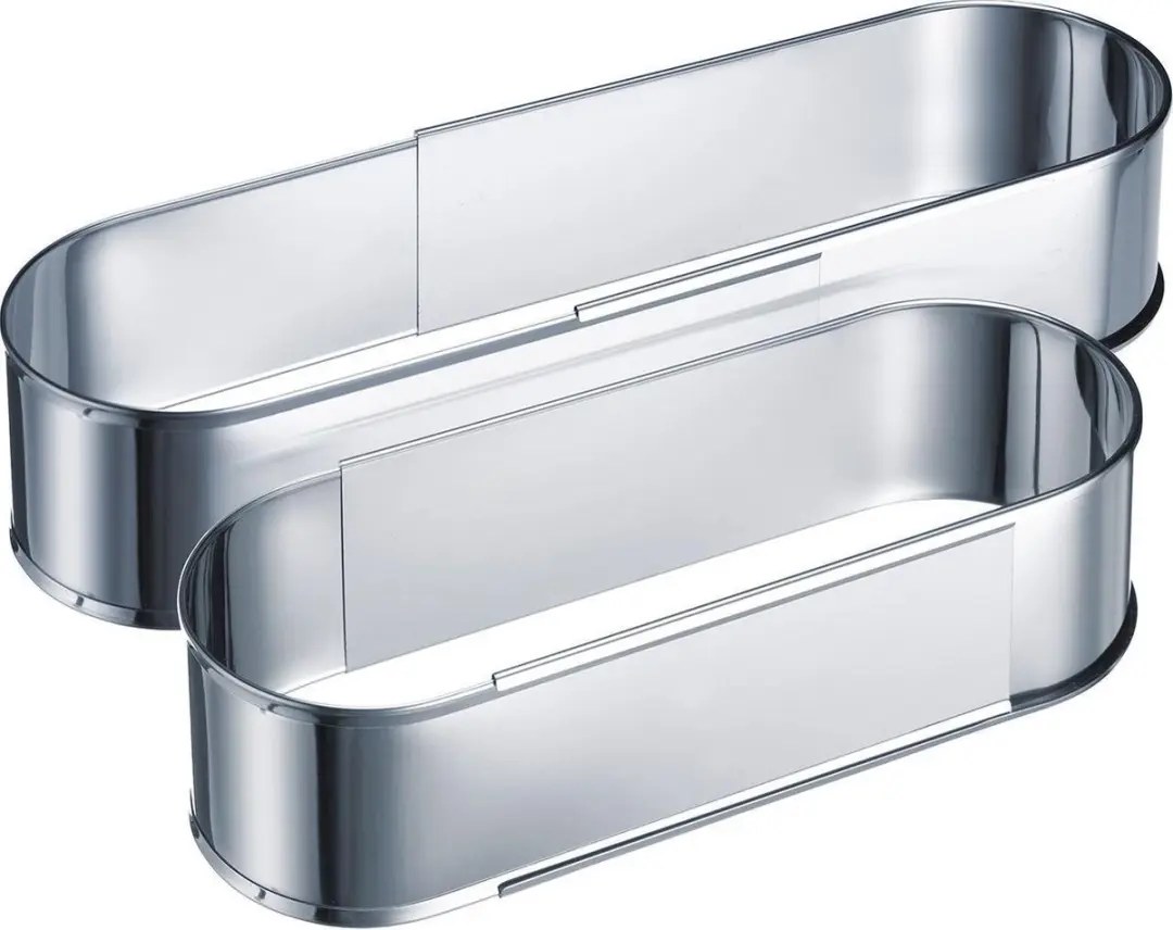 Westmark Ovale Cakevorm RVS 40cm - Uitschuifbaar - Zilver - afbeelding 6 van 6