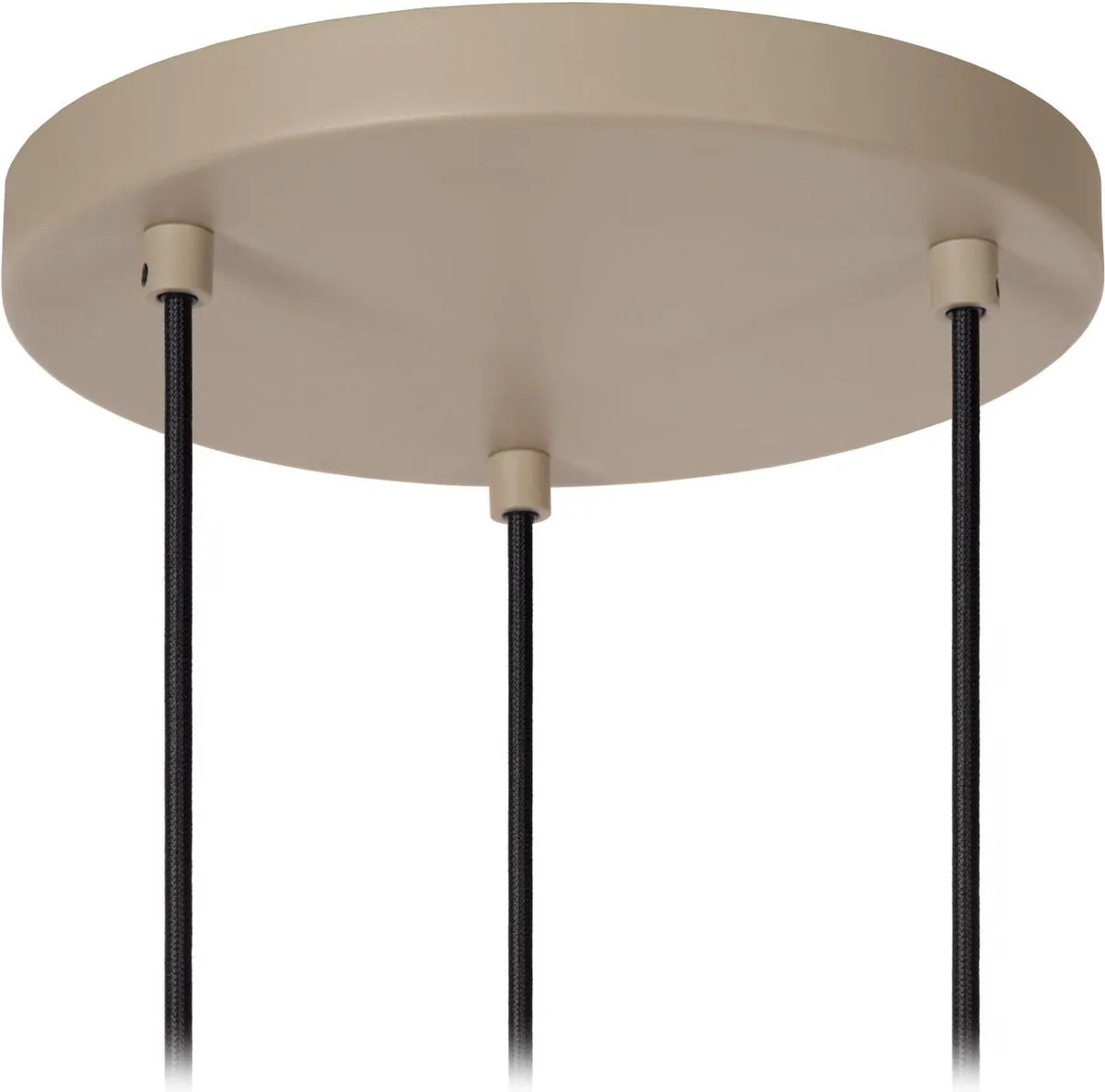 Lucide Evora Hanglamp 3xGU10 - Ø25cm Taupe