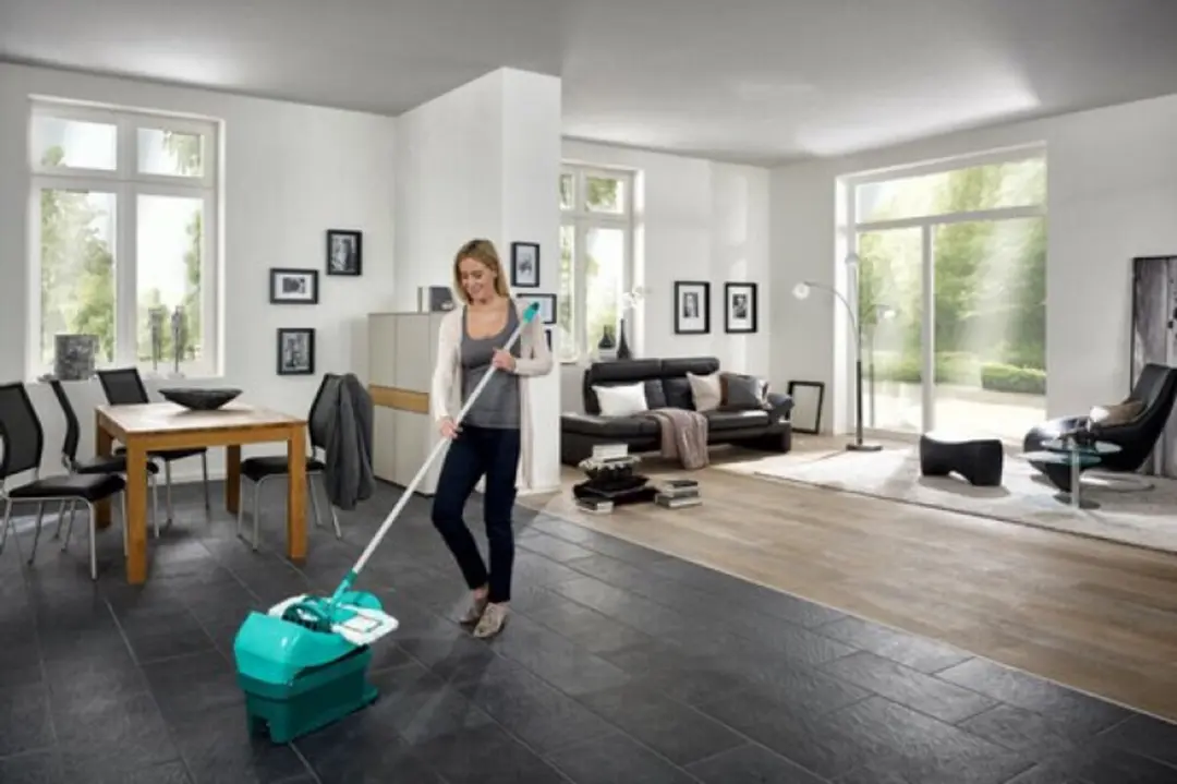Leifheit Profi XL Vloerwisser 42cm - 8L Emmer - Turquoise - afbeelding 6 van 6