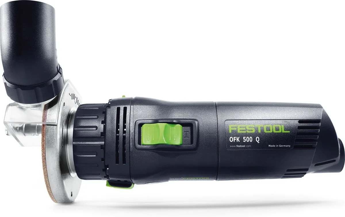 Festool OFK 500 Q-Plus Kantenfreesmachine - 450W - 28.000 rpm - Groen/Zwart