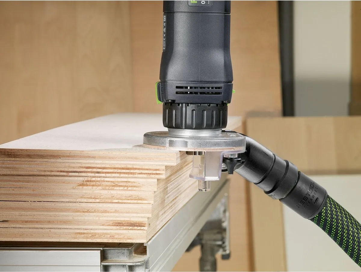 Festool OFK 500 Q-Plus Kantenfreesmachine - 450W - 28.000 rpm - Groen/Zwart