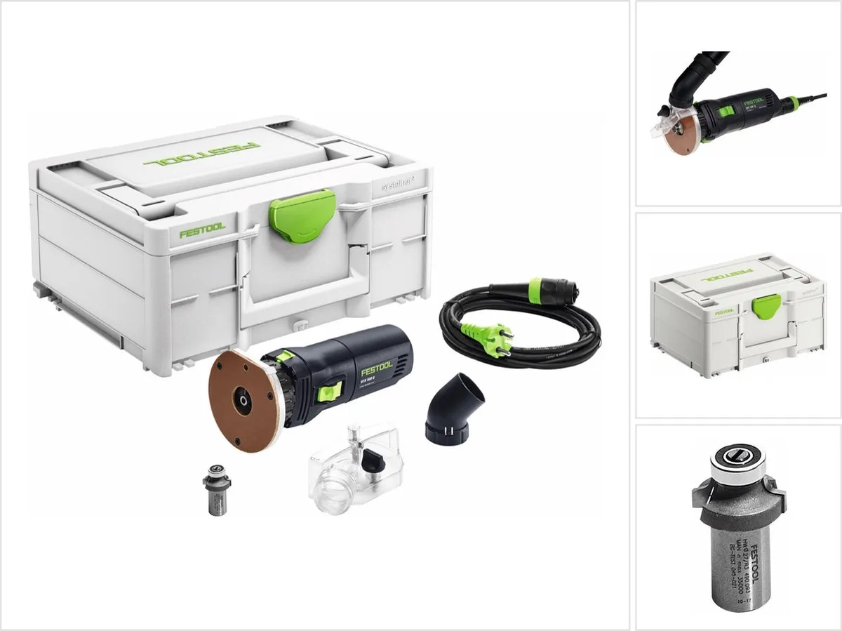 Festool OFK 500 Q-Plus Kantenfreesmachine - 450W - 28.000 rpm - Groen/Zwart