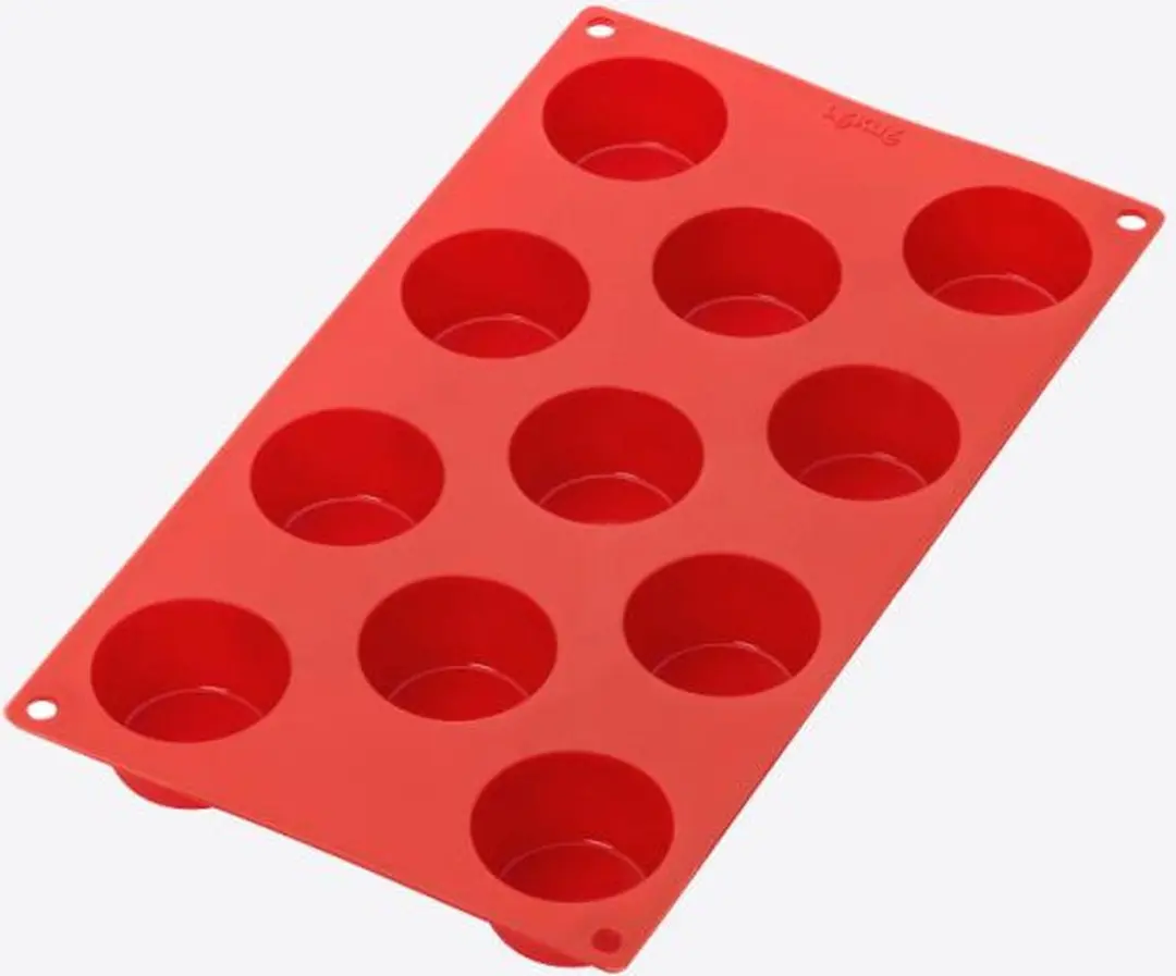 Lékué Bakvorm Mini Muffins 11-delig - Siliconen - Rood