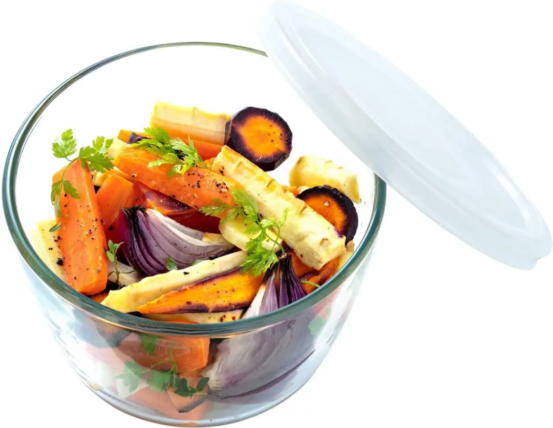 PYREX Cook & Freeze Ronde Schaal 1.6L - Ø12cm - Wit/Transparant - afbeelding 6 van 6