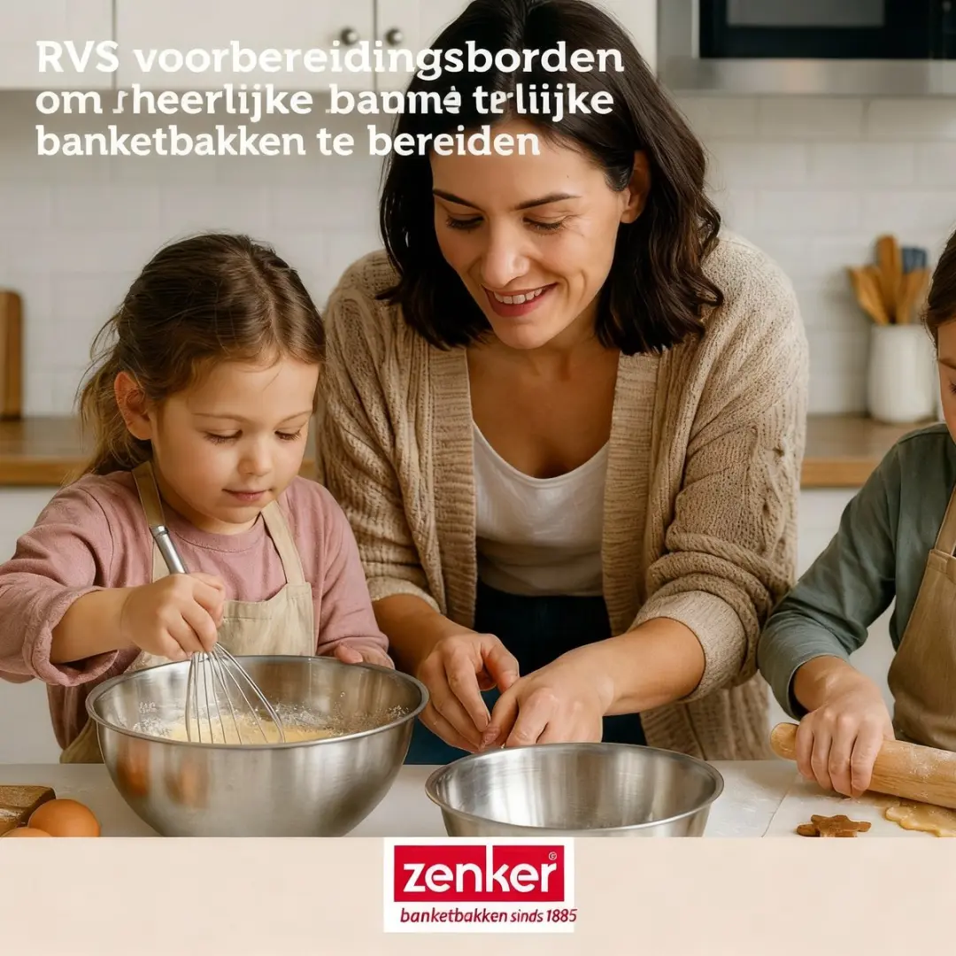 Zenker Bakset Omgekeerde Taartvorm 30cm - Zwart
