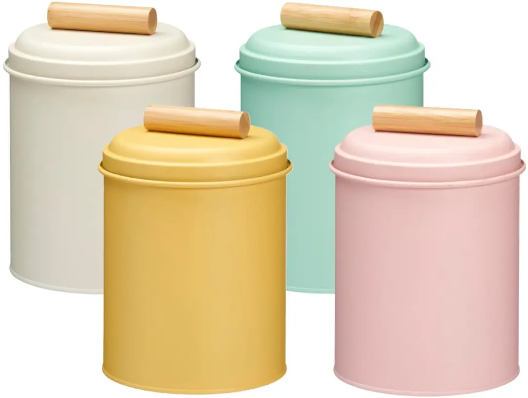 Excellent Houseware Voorraadpotten Set 4x