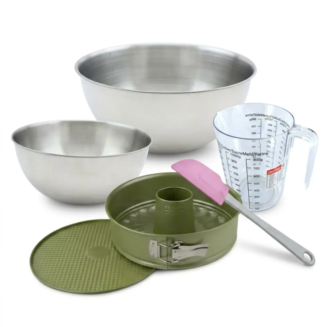 Zenker Bakkersset met Spring- en Savarinvorm 26cm