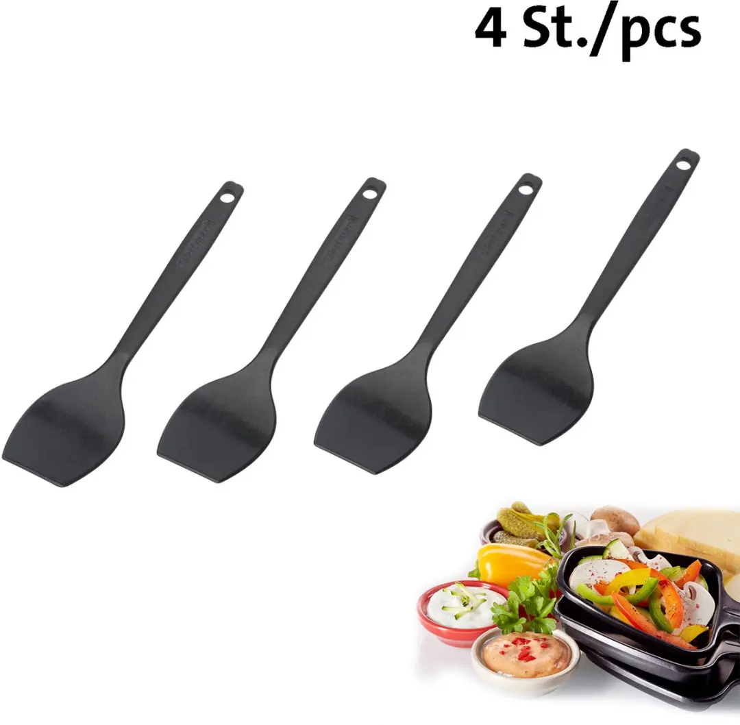 Westmark Gourmetta Mini Spatels 16,6cm - 4 Stuks - Zwart