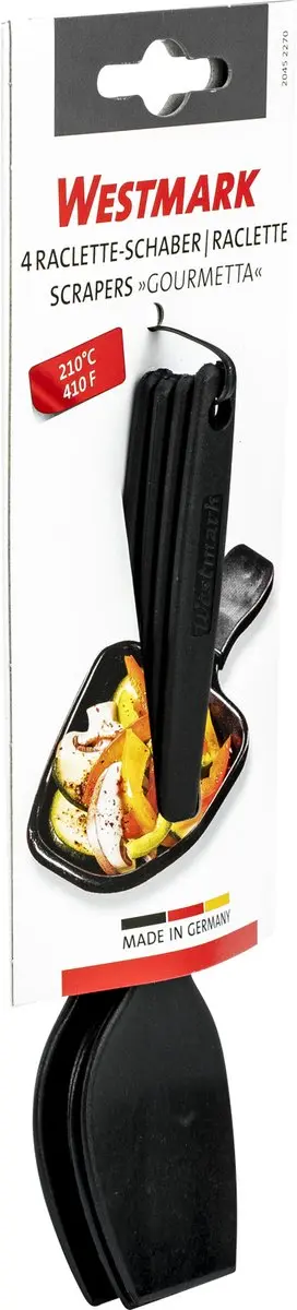 Westmark Gourmetta Mini Spatels 16,6cm - 4 Stuks - Zwart