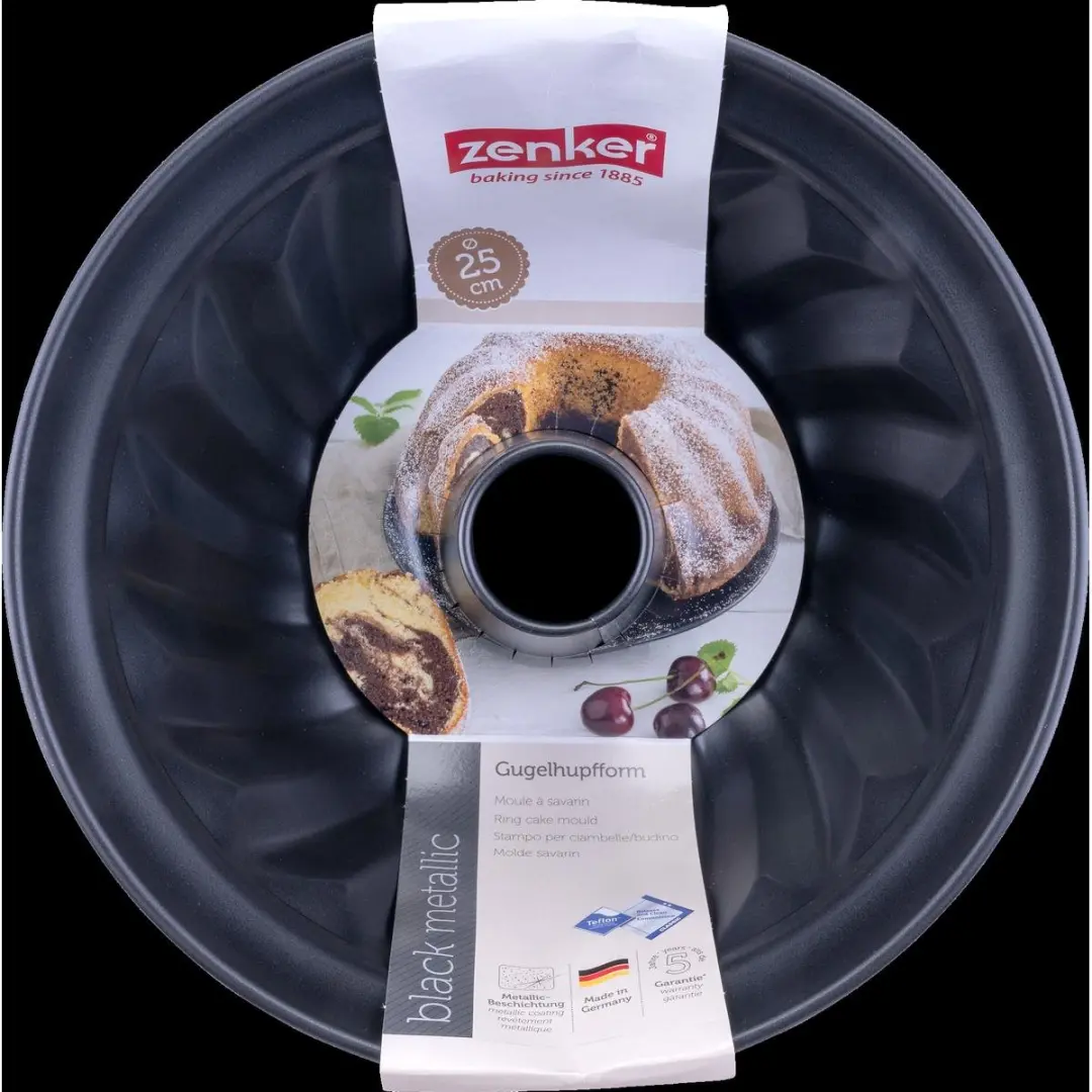 Zenker Kouglofvorm 25cm - Zwart