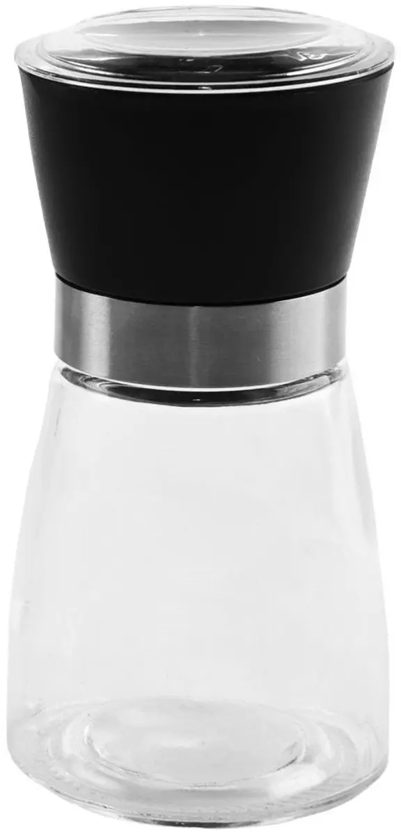 Excellent Houseware Glazen Peper- en Zoutmolen 13cm - Keramisch