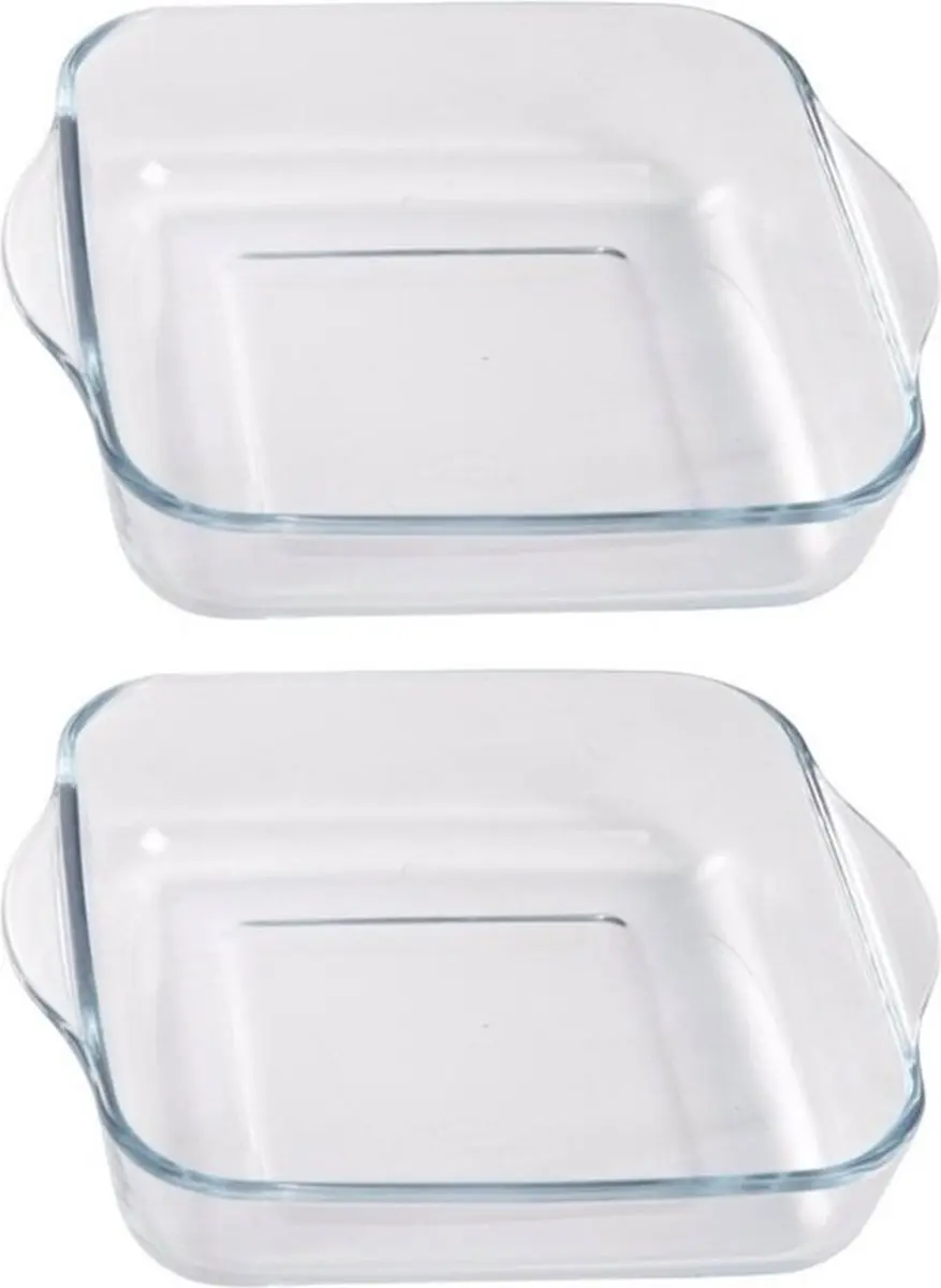 Cosy&Trendy Ovenschaal Glas 2x