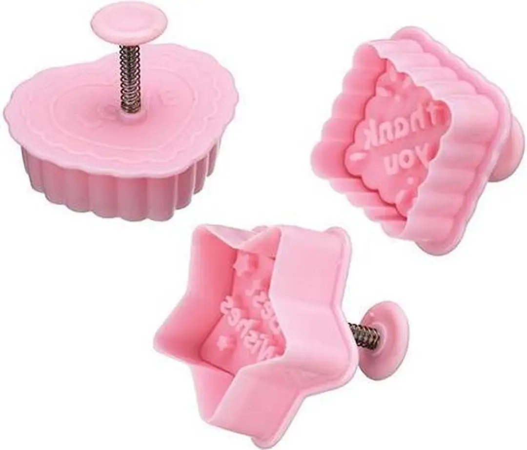 KitchenCraft Plunger Cutters Set 3 Stuks