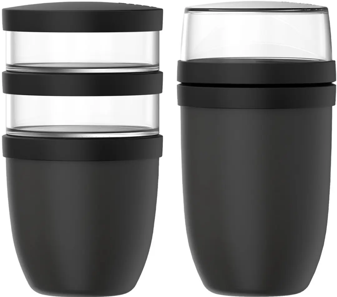 Mepal Lunchpot-Set Ellipse 900ml & 1050ml - Nordic Black