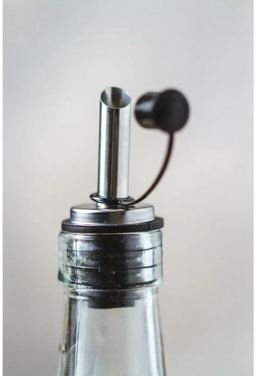KitchenCraft Olie- en Azijnflessenset 500ml - Zilver