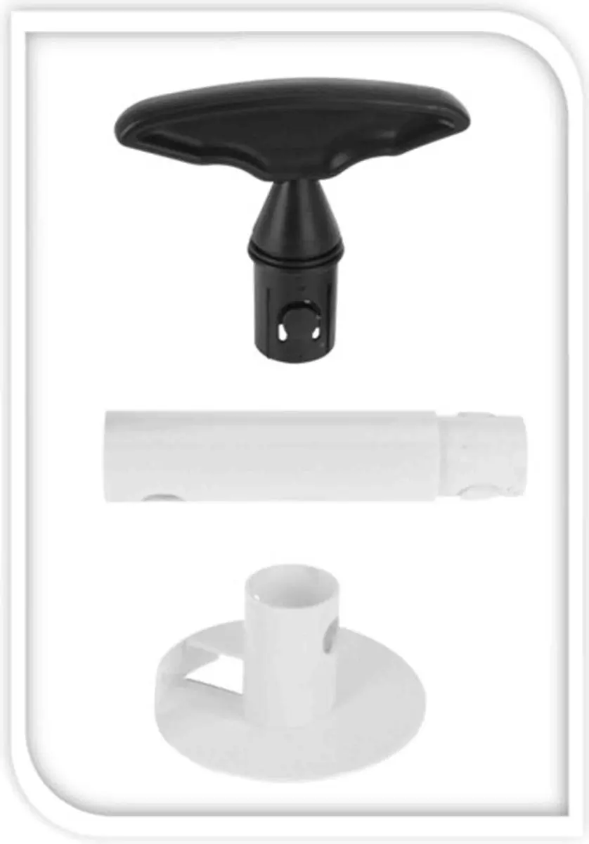 Excellent Houseware Ananassnijder - Wit - 19 cm