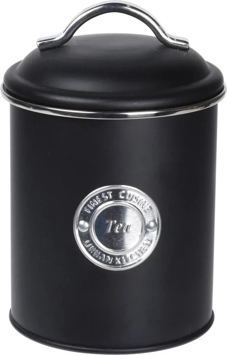Excellent Houseware Voorraadbussen Set - 3 Stuks Zwart