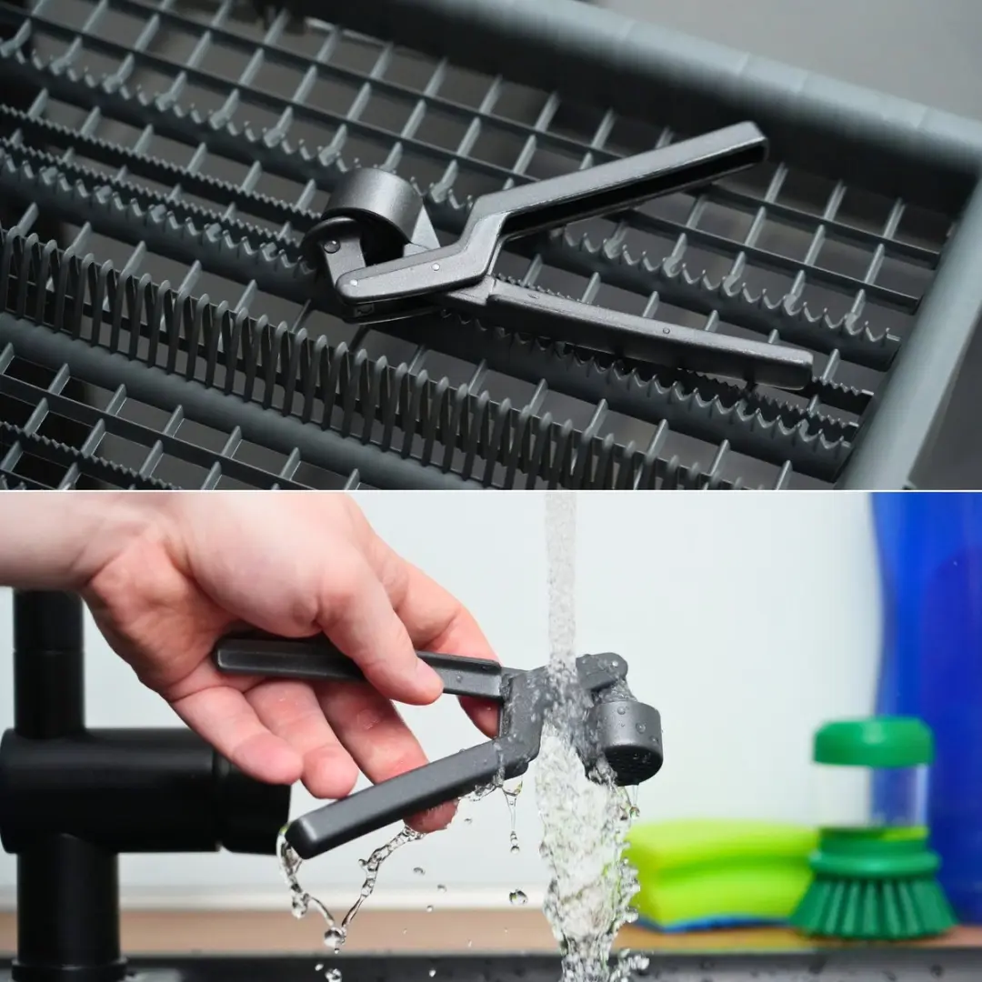 Westmark Knoflookpers - Zwart - Aluminium - 16 cm