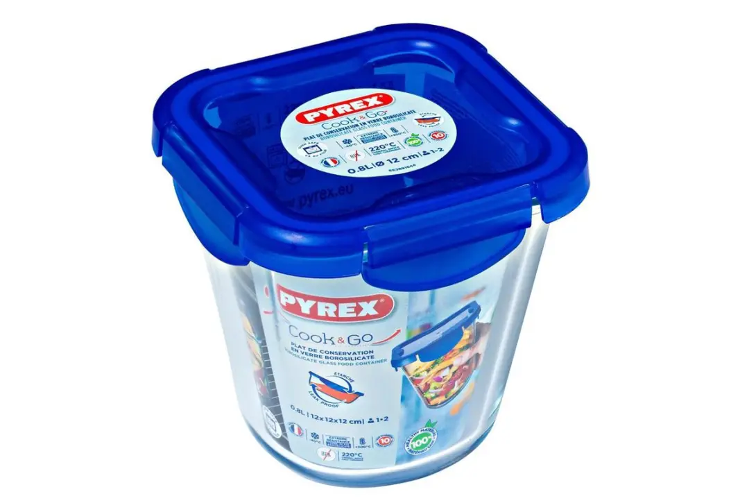 PYREX Cook & Go Schaal Hoog 0,8L - Transparant