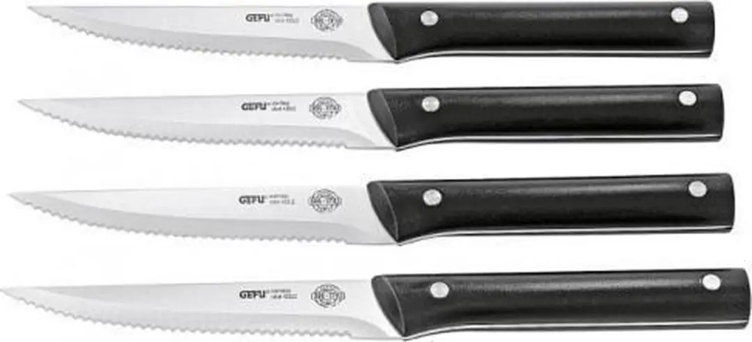 GEFU Steakmessenset RVS - 4 Stuks