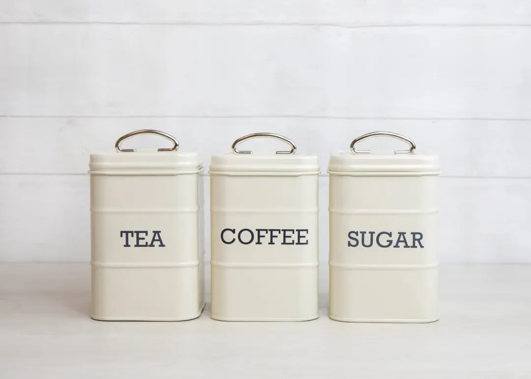 KitchenCraft Living Nostalgia Voorraadbussen 3-delig - 999ml - Crème