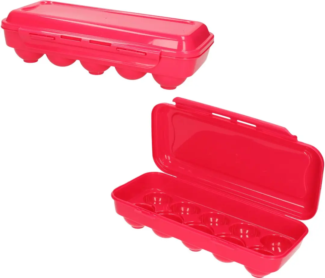 Excellent Houseware Eierdoos Roze