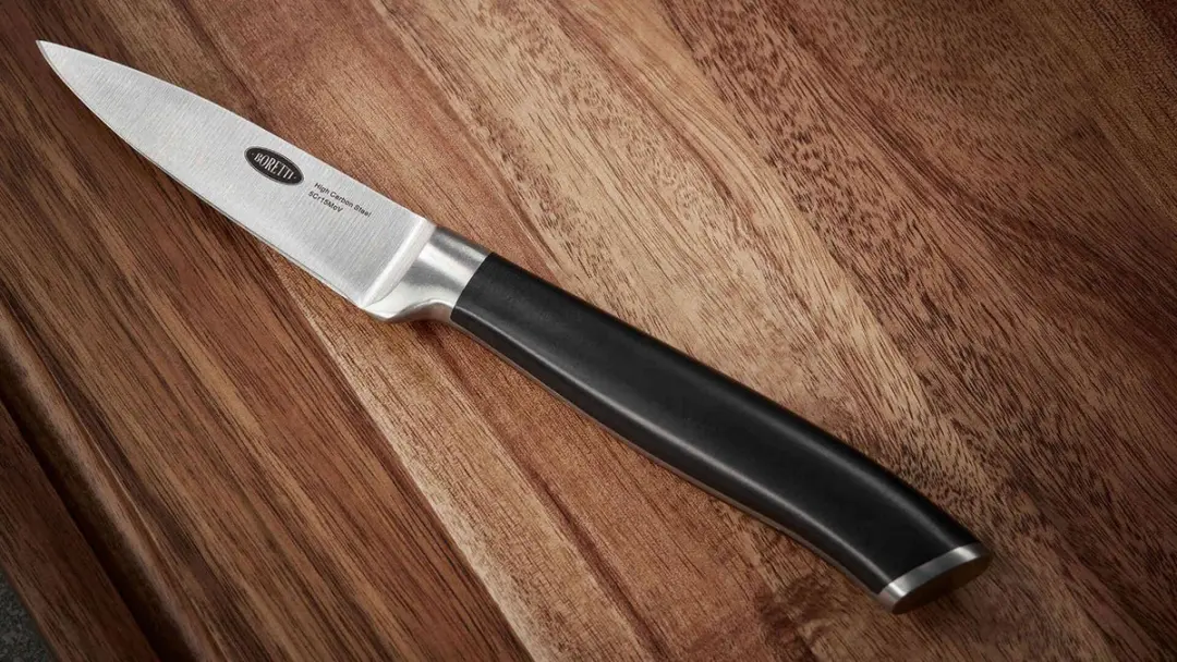 Boretti Vleesmes 15cm - Zilver/Zwart