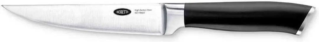 Boretti Vleesmes 15cm - Zilver/Zwart