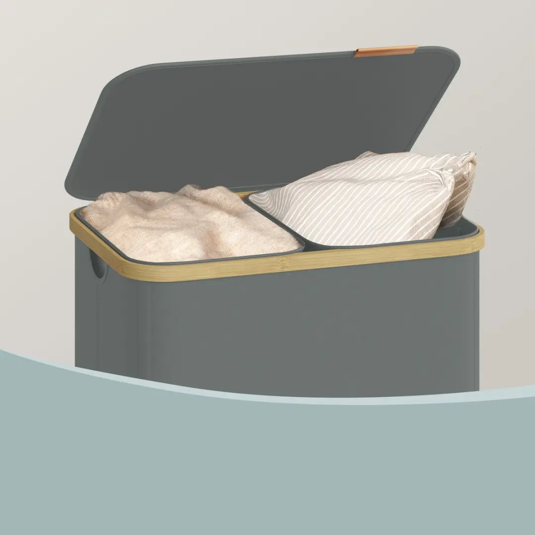 Songmics Wasmand LCB532GN01 150L - 2 Vakken - afbeelding 6 van 6