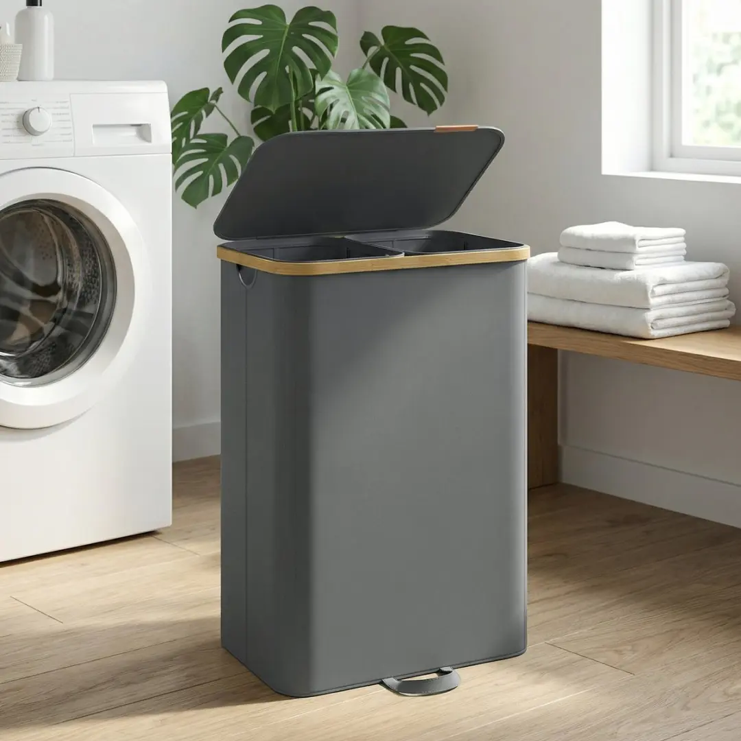 Songmics Wasmand LCB532GN01 150L - 2 Vakken