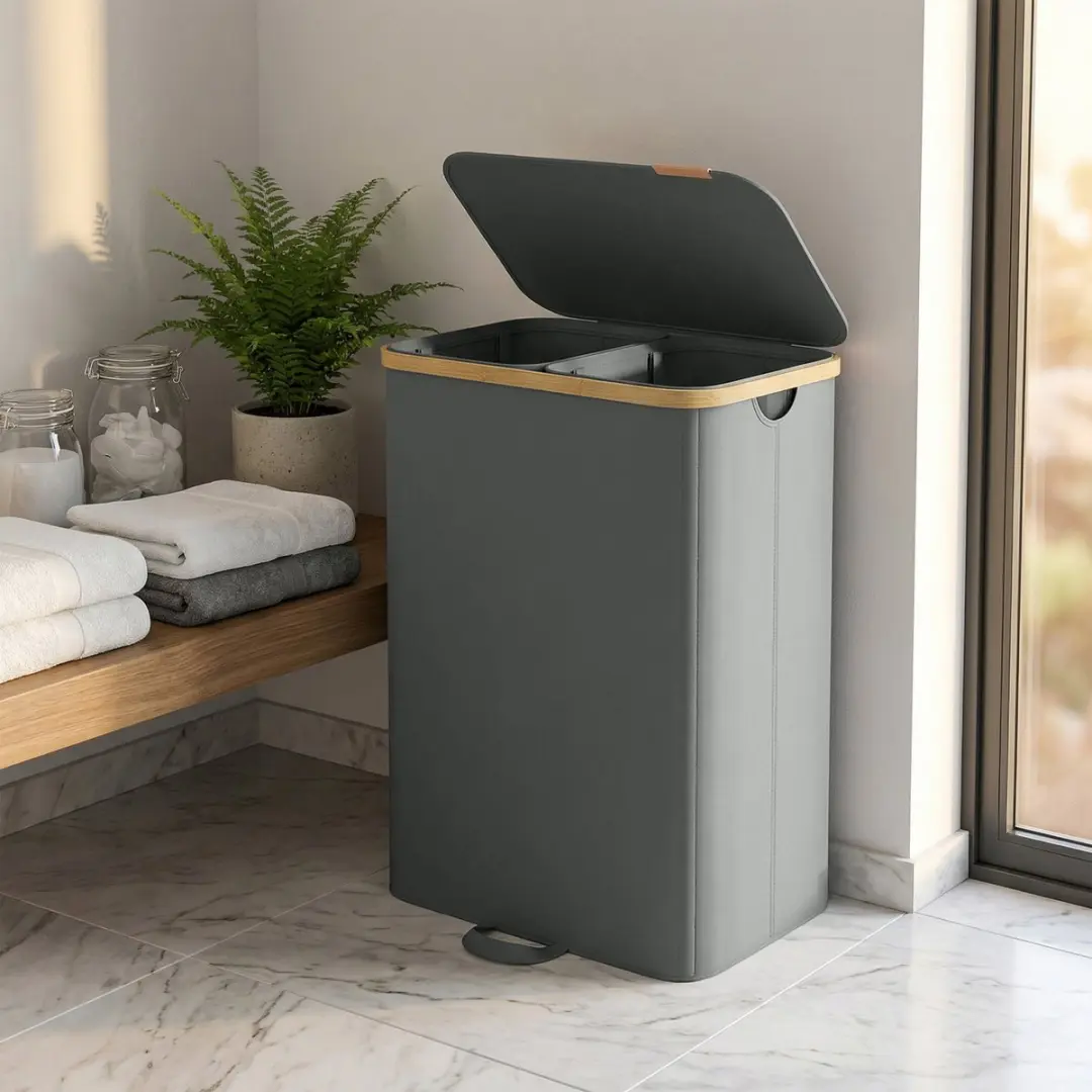 Songmics Wasmand LCB532GN01 150L - 2 Vakken