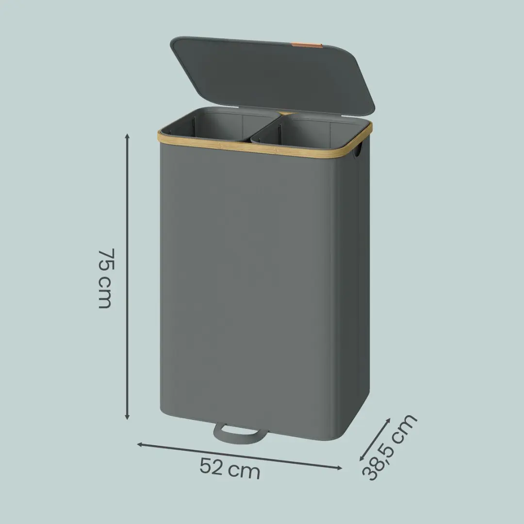 Songmics Wasmand LCB532GN01 150L - 2 Vakken