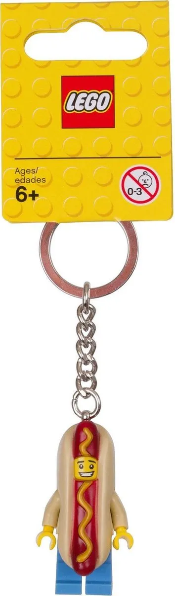 LEGO Hot Dog Man Sleutelhanger 853571