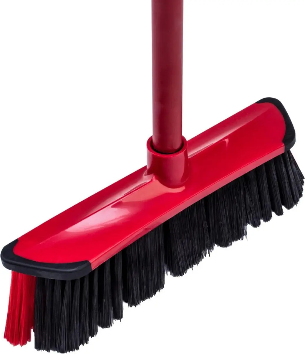 Vileda 142494 Bezem 3Action - Rood/Zwart - afbeelding 6 van 6