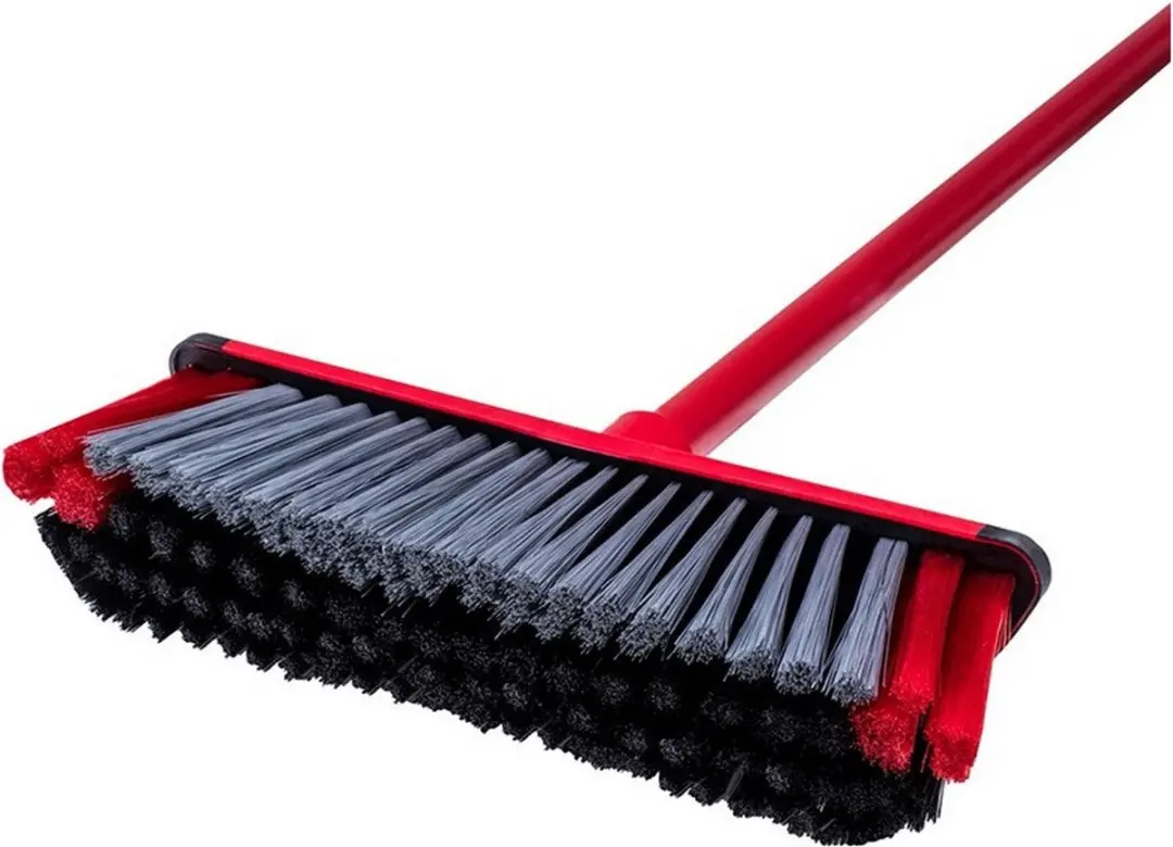 Vileda 142494 Bezem 3Action - Rood/Zwart