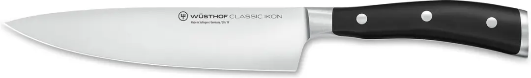 Wusthof Classic Ikon Messenblok - 6 Messen - 8-delig - Zwart