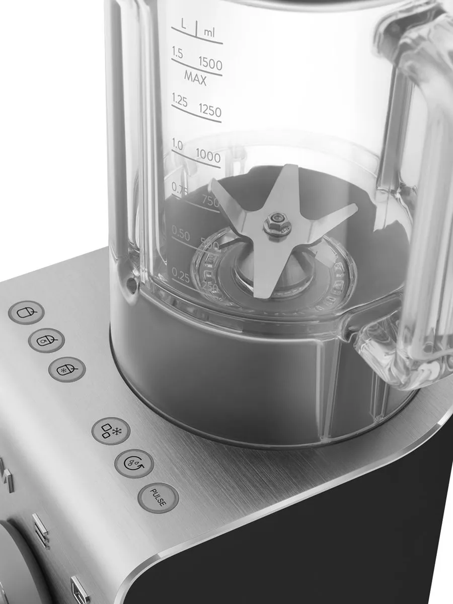 Smeg BLC01BLMEU Blender 1400W - Mat Zwart
