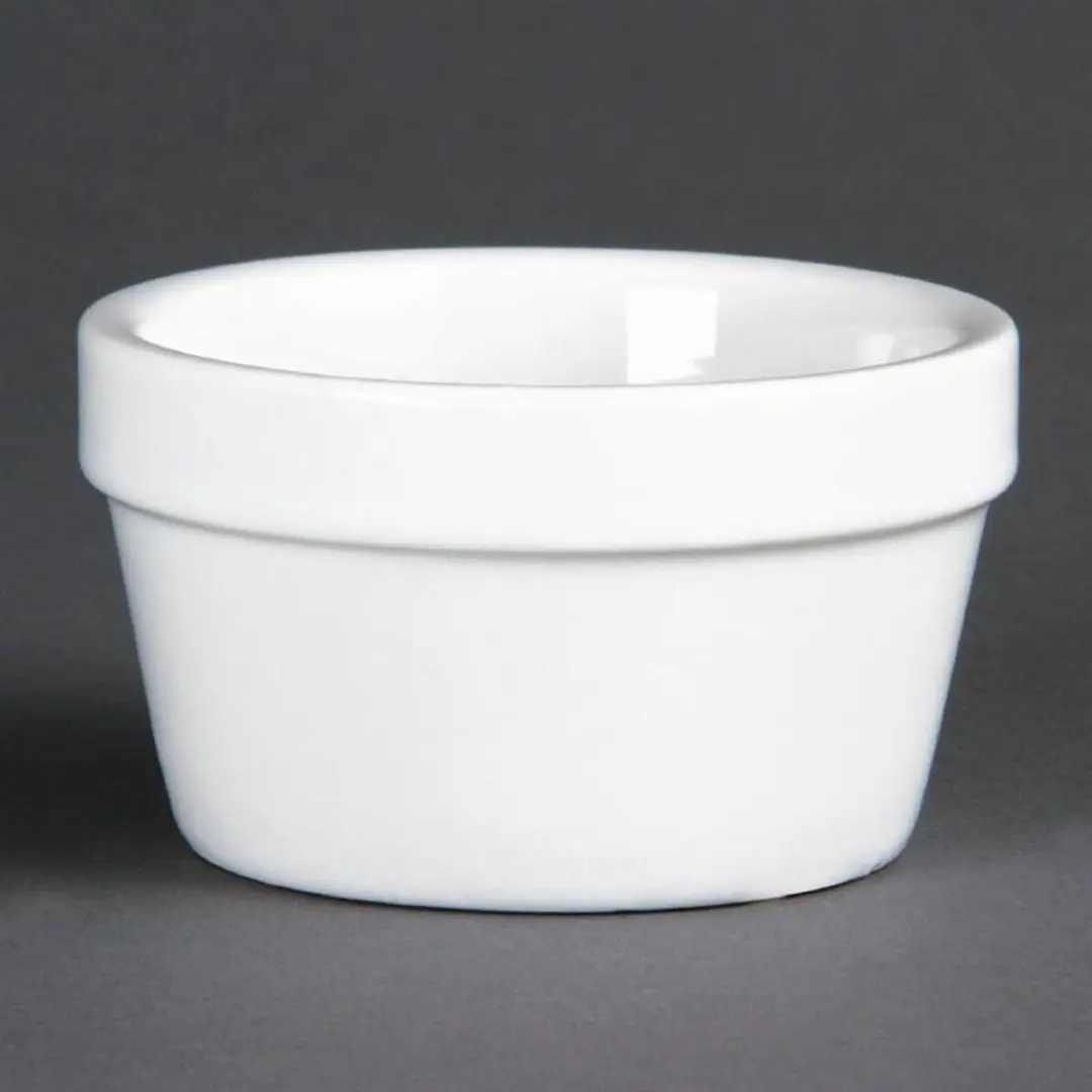 Olympia DK829 Ramekins - 6 Stuks - 190ml - Wit