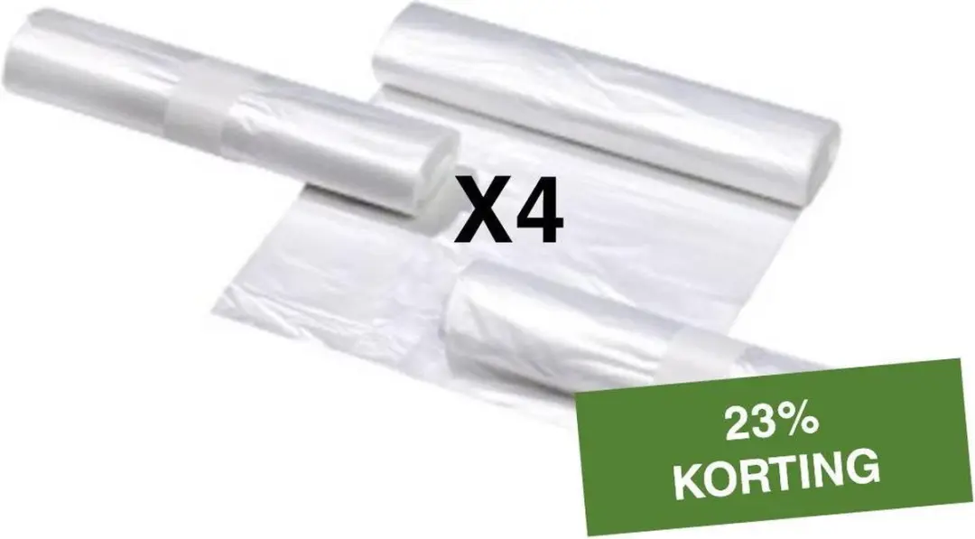 Dörr Boterhamzakjes 150 Stuks - 20x25cm - Doorzichtig